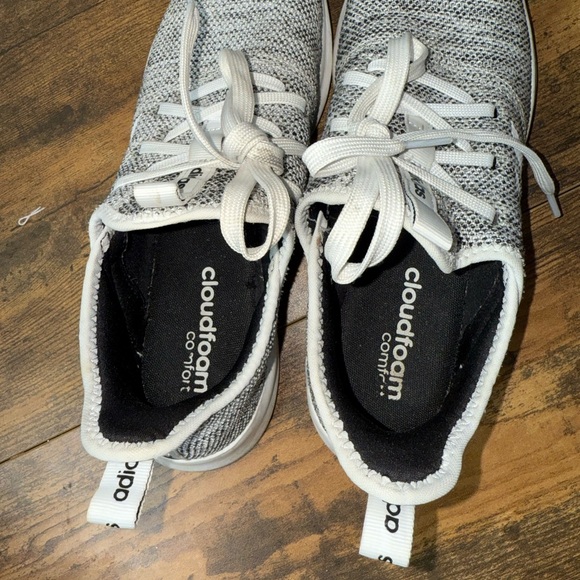 Adidas Gray Knit Sneakers - Picture 9 of 12